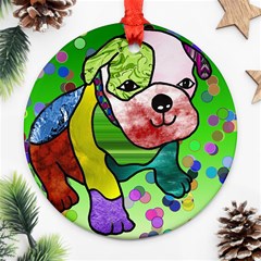 Pug Round Ornament