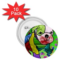 Pug 1 75  Button (10 Pack)