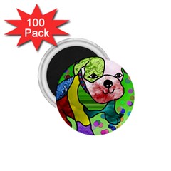 Pug 1 75  Button Magnet (100 Pack) by Siebenhuehner