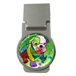 Pug Money Clip (Round) Front