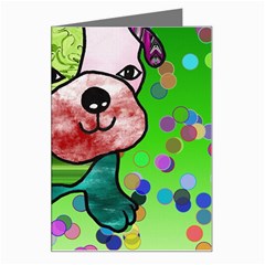 Pug Greeting Card by Siebenhuehner