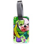 Pug Luggage Tag (Two Sides) Front