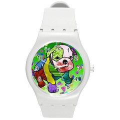 Pug Plastic Sport Watch (medium) by Siebenhuehner