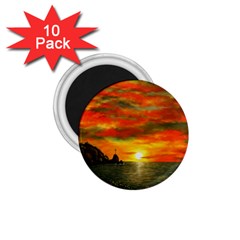 Alyssa s Sunset By Ave Hurley Artrevu - 1 75  Magnet (10 Pack) 