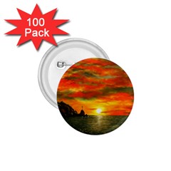 Alyssa s Sunset By Ave Hurley Artrevu - 1 75  Button (100 Pack) 