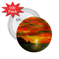 Alyssa s Sunset By Ave Hurley Artrevu - 2 25  Button (100 Pack) by ArtRave2