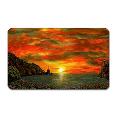 Alyssa s Sunset By Ave Hurley Artrevu - Magnet (rectangular) by ArtRave2