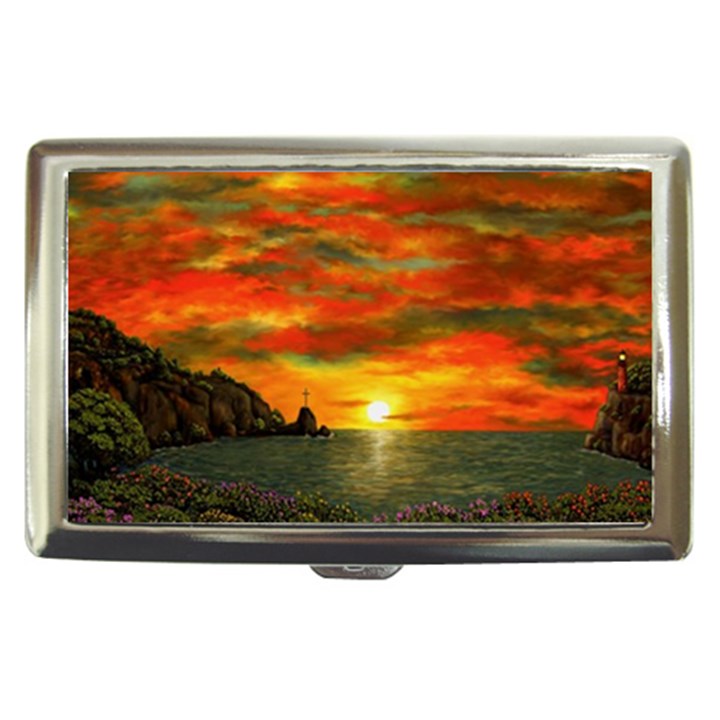 Alyssa s Sunset by Ave Hurley ArtRevu - Cigarette Money Case