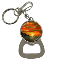 Alyssa s Sunset By Ave Hurley Artrevu - Bottle Opener Key Chain