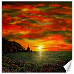 Alyssa s Sunset By Ave Hurley Artrevu - Canvas 16  X 16  by ArtRave2