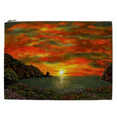 Alyssa s Sunset By Ave Hurley Artrevu - Cosmetic Bag (xxl) by ArtRave2