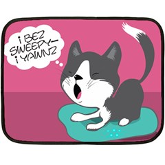 I Yawnz Mini Fleece Blanket (two Sided)