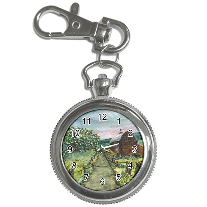  Amish Apple Blossoms  by Ave Hurley of ArtRevu ~ Key Chain Watch