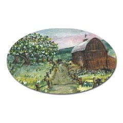  amish Apple Blossoms  By Ave Hurley Of Artrevu   Magnet (oval) by ArtRave2