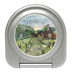  amish Apple Blossoms  By Ave Hurley Of Artrevu   Travel Alarm Clock by ArtRave2