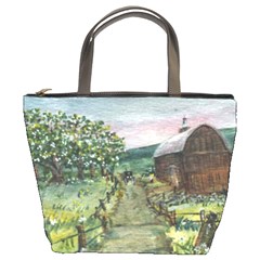  amish Apple Blossoms  By Ave Hurley Of Artrevu   Bucket Bag