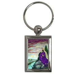 Jesus Overlooking Jerusalem - Ave Hurley - Artrave - Key Chain (rectangle) by ArtRave2