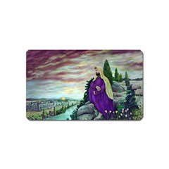 Jesus Overlooking Jerusalem - Ave Hurley - Artrave - Magnet (name Card)