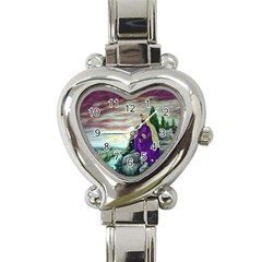 Jesus Overlooking Jerusalem - Ave Hurley - Artrave - Heart Italian Charm Watch  by ArtRave2