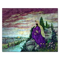 Jesus Overlooking Jerusalem - Ave Hurley - Artrave - Jigsaw Puzzle (rectangle) by ArtRave2