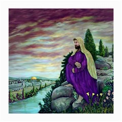 Jesus Overlooking Jerusalem - Ave Hurley - Artrave - Glasses Cloth (medium, Two Sided) by ArtRave2