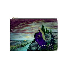 Jesus Overlooking Jerusalem - Ave Hurley - Artrave - Cosmetic Bag (medium) by ArtRave2