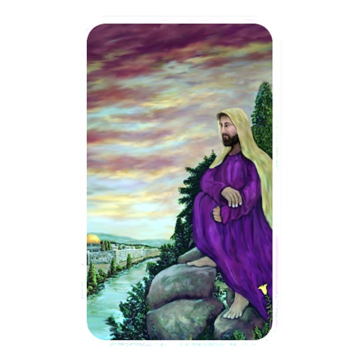 Jesus Overlooking Jerusalem - Ave Hurley - ArtRave - Memory Card Reader (Rectangular)