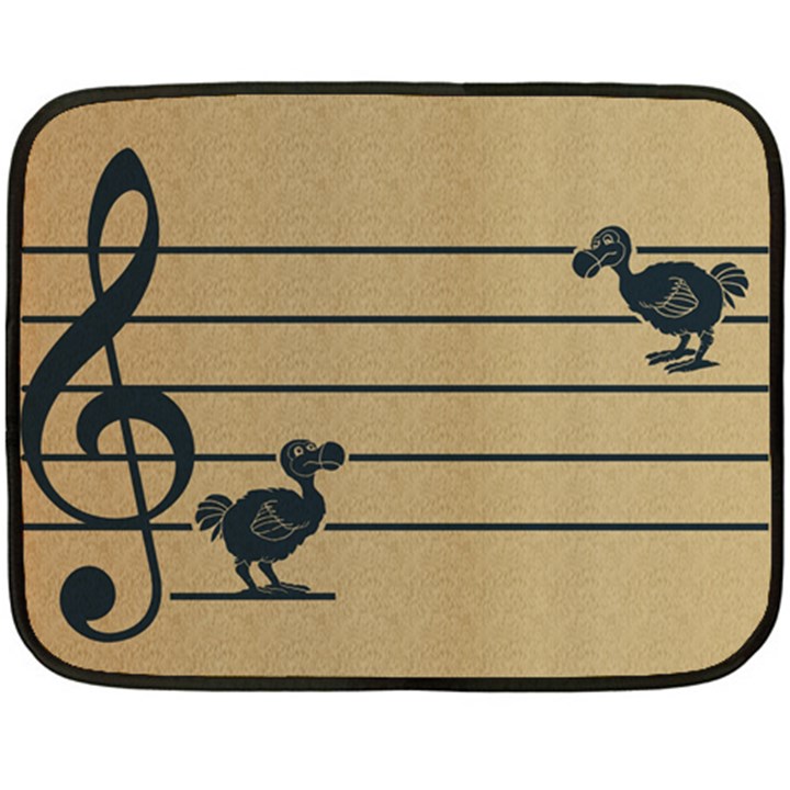 Octave dodos Mini Fleece Blanket (Single Sided)