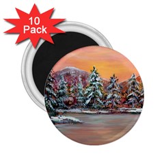  jane s Winter Sunset   By Ave Hurley Of Artrevu   2 25  Magnet (10 Pack) by ArtRave2