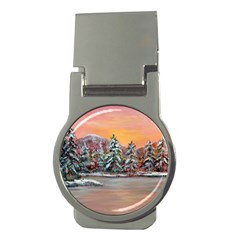  jane s Winter Sunset   By Ave Hurley Of Artrevu   Money Clip (round) by ArtRave2