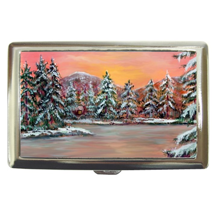  Jane s Winter Sunset   by Ave Hurley of ArtRevu ~ Cigarette Money Case