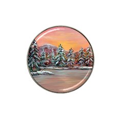  jane s Winter Sunset   By Ave Hurley Of Artrevu   Hat Clip Ball Marker (4 Pack) by ArtRave2