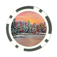  jane s Winter Sunset   By Ave Hurley Of Artrevu   Poker Chip Card Guard by ArtRave2