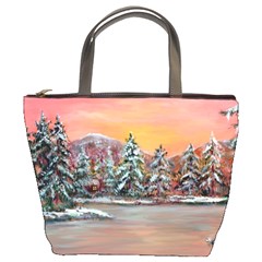  jane s Winter Sunset   By Ave Hurley Of Artrevu   Bucket Bag by ArtRave2