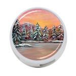  Jane s Winter Sunset   by Ave Hurley of ArtRevu ~ 4-Port USB Hub (Two Sides) Front