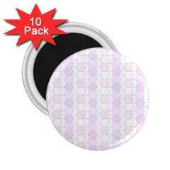 Allover Graphic Soft Pink 2 25  Button Magnet (10 Pack)