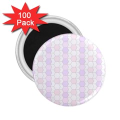 Allover Graphic Soft Pink 2 25  Button Magnet (100 Pack) by ImpressiveMoments