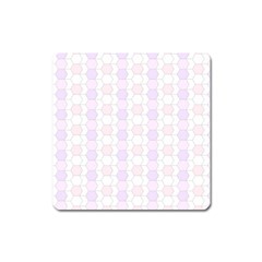 Allover Graphic Soft Pink Magnet (square)