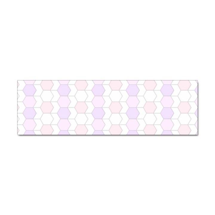 Allover Graphic Soft Pink Bumper Sticker 100 Pack