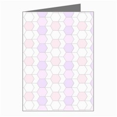 Allover Graphic Soft Pink Greeting Card