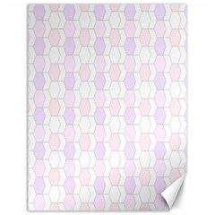 Allover Graphic Soft Pink Canvas 12  X 16  (unframed)