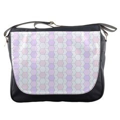 Allover Graphic Soft Pink Messenger Bag