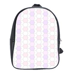 Allover Graphic Soft Pink School Bag (xl)