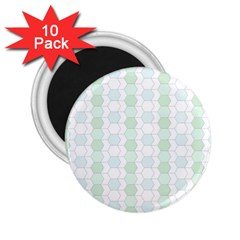 Allover Graphic Soft Aqua 2 25  Button Magnet (10 Pack) by ImpressiveMoments