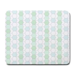 Allover Graphic Soft Aqua Large Mouse Pad (rectangle)