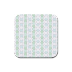 Allover Graphic Soft Aqua Drink Coasters 4 Pack (square)