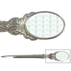 Allover Graphic Soft Aqua Letter Opener by ImpressiveMoments