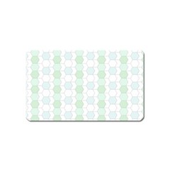 Allover Graphic Soft Aqua Magnet (name Card) by ImpressiveMoments