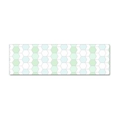 Allover Graphic Soft Aqua Bumper Sticker 10 Pack