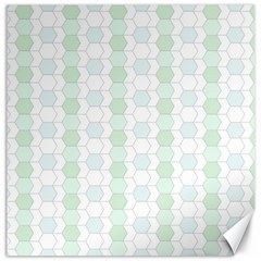 Allover Graphic Soft Aqua Canvas 16  X 16  (unframed) by ImpressiveMoments